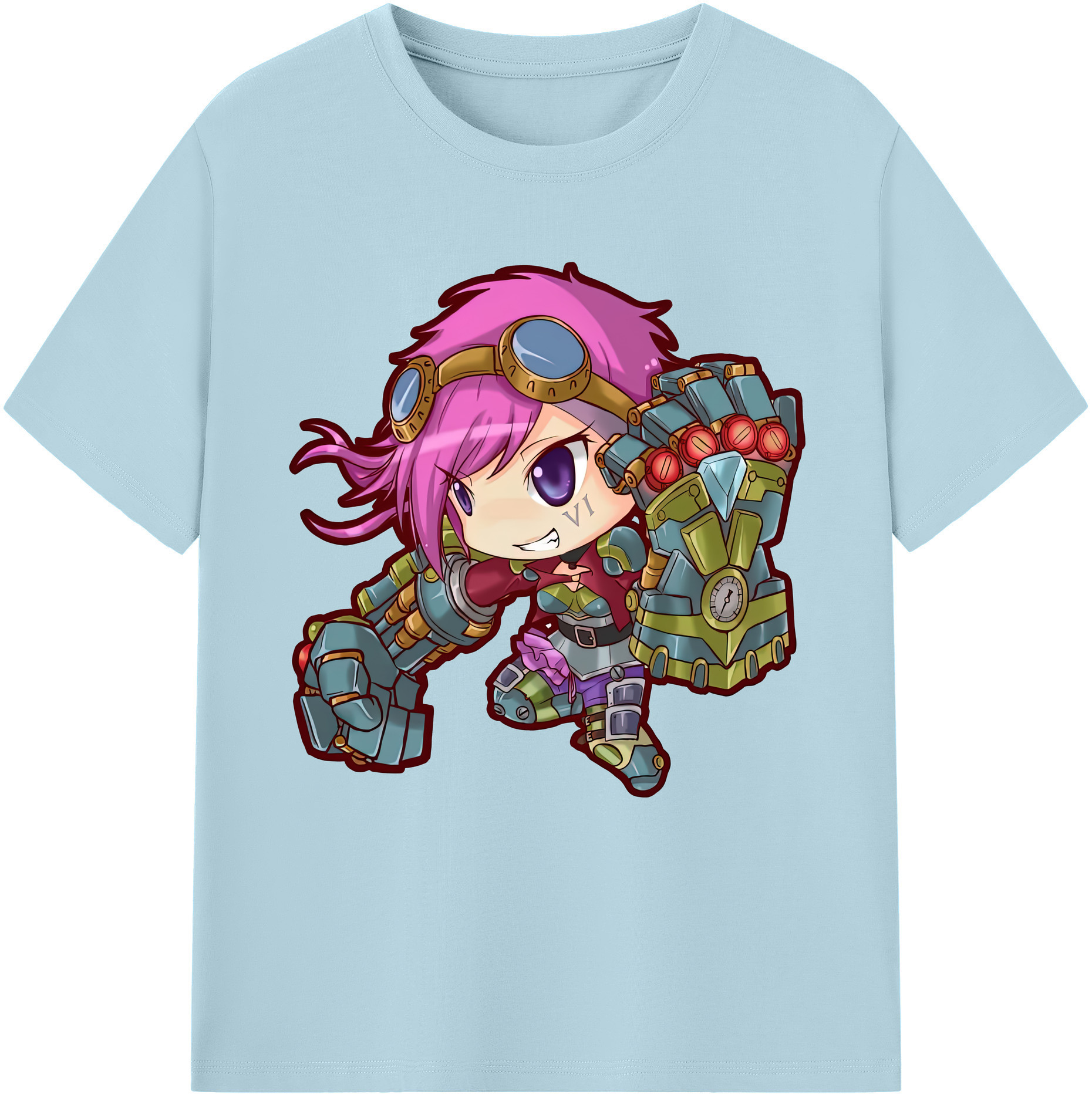 リーグ・オブ・レジェンド League of Legends LOL 綿100％半袖Tシャツ（フロントプリント）